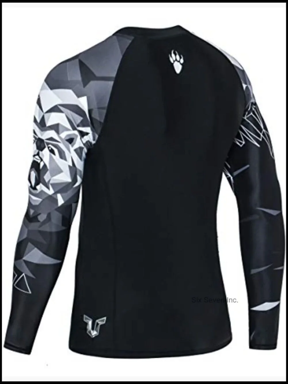 Men's Long Sleeve UPF 50+ Rash Guard Sun Shirt